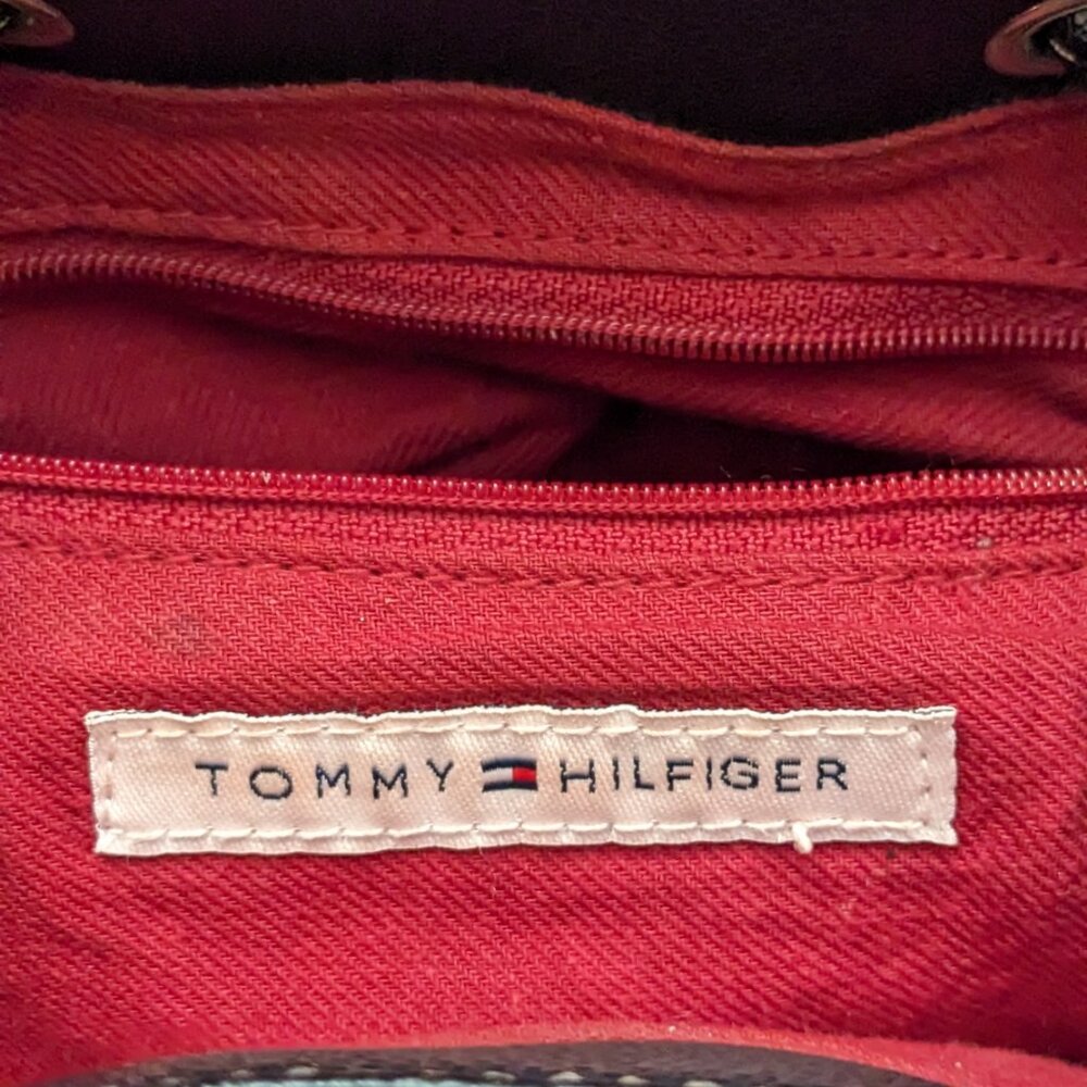 TOMMY HILFIGER Women's Handbag Shoulder Bag Small Satchel Black - Picture 9 of 11